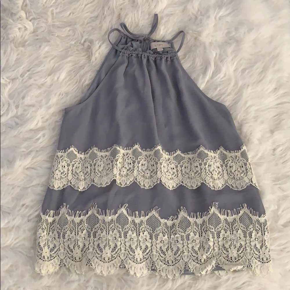 Loft Lace Halter Top